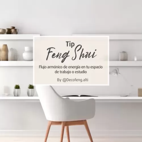 Flujo armónico de energía en tu espacio de trabajo o estudio