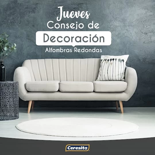 JUEVES CONSEJO DE DECORACIÓN ALFOMBRAS REDONDAS