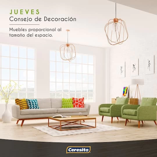 MUEBLES PROPORCIONAL AL TAMAÑO DEL ESPACIO