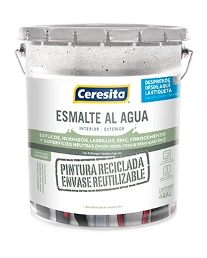 ESMALTE AL AGUA RECICLADO