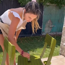 Pinta tus sillas de madera
