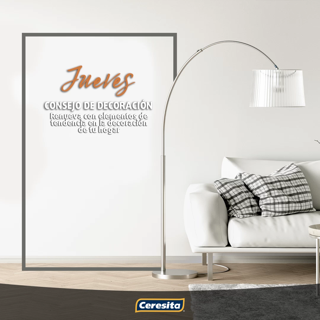 RENUEVA CON ELEMENTOS TENDENCIA EN LA DECORACIÓN DE TU HOGAR