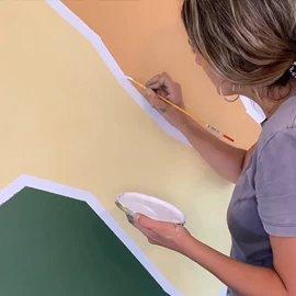 Mural de montañas